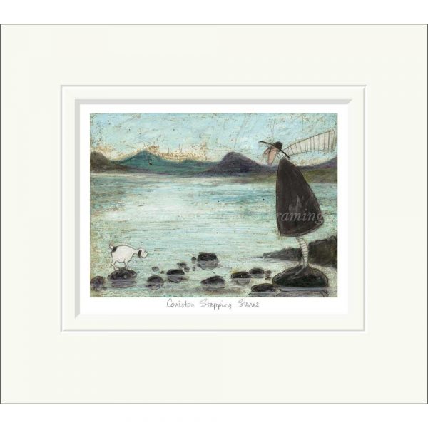 Limited Edition Print 'Coniston Stepping Stones' (mounted)' by Sam Toft