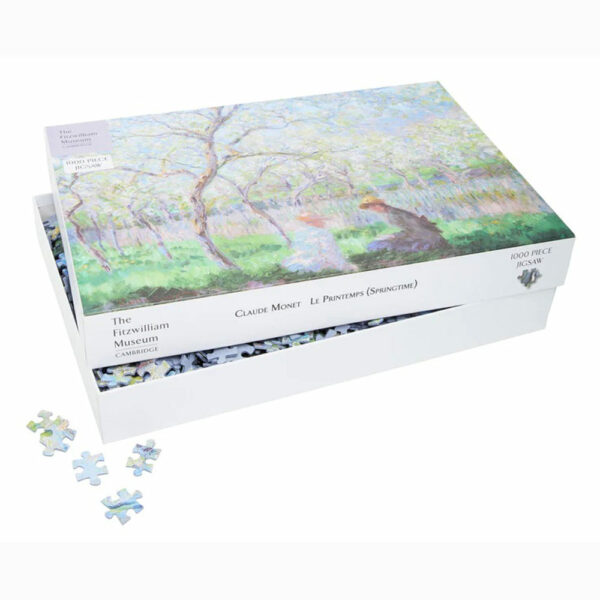 Springtime by Monet - Jigsaw - Side View