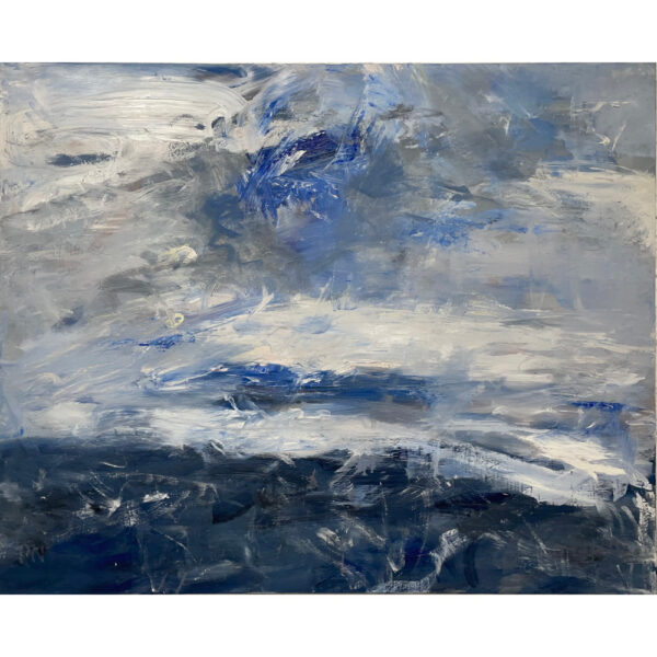 Oil on canvas 'Storm at Sea' by Pamela Noyes