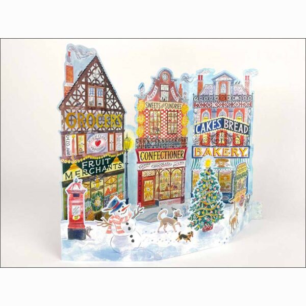 Side view of advent calendar High Street, by Emily Sutton (2)